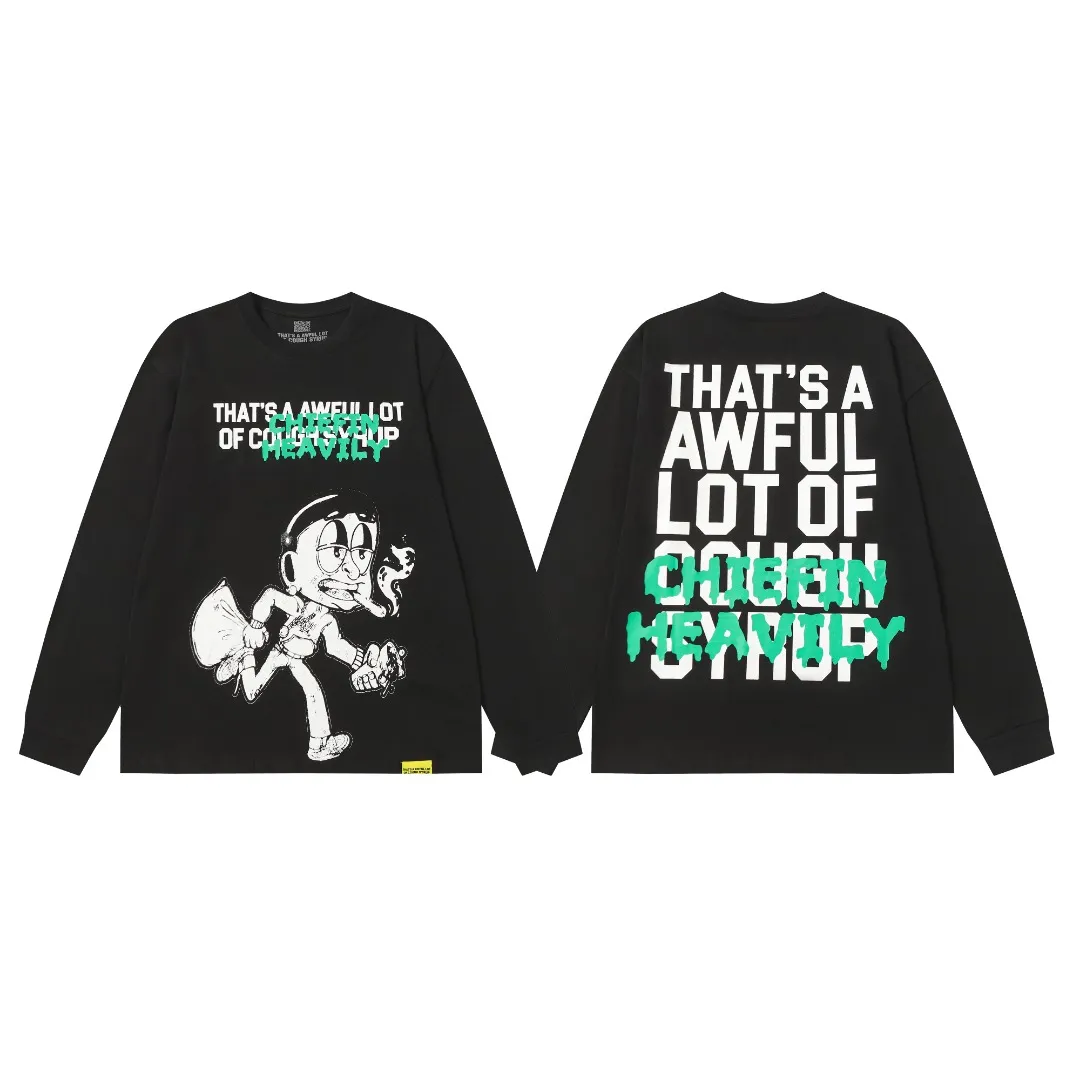 C # / Black THAT'S A AWFUL LOT OF COUGH SYRUP In Stock （ T Series） Same Style. （fabric): 100% Sizes（size）：S-M L X L （colour）： / Black 👉